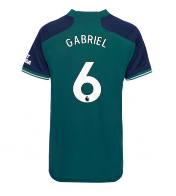 Arsenal Gabriel Magalhaes #6 Tredjetröja Dam 2023-24 Kortärmad